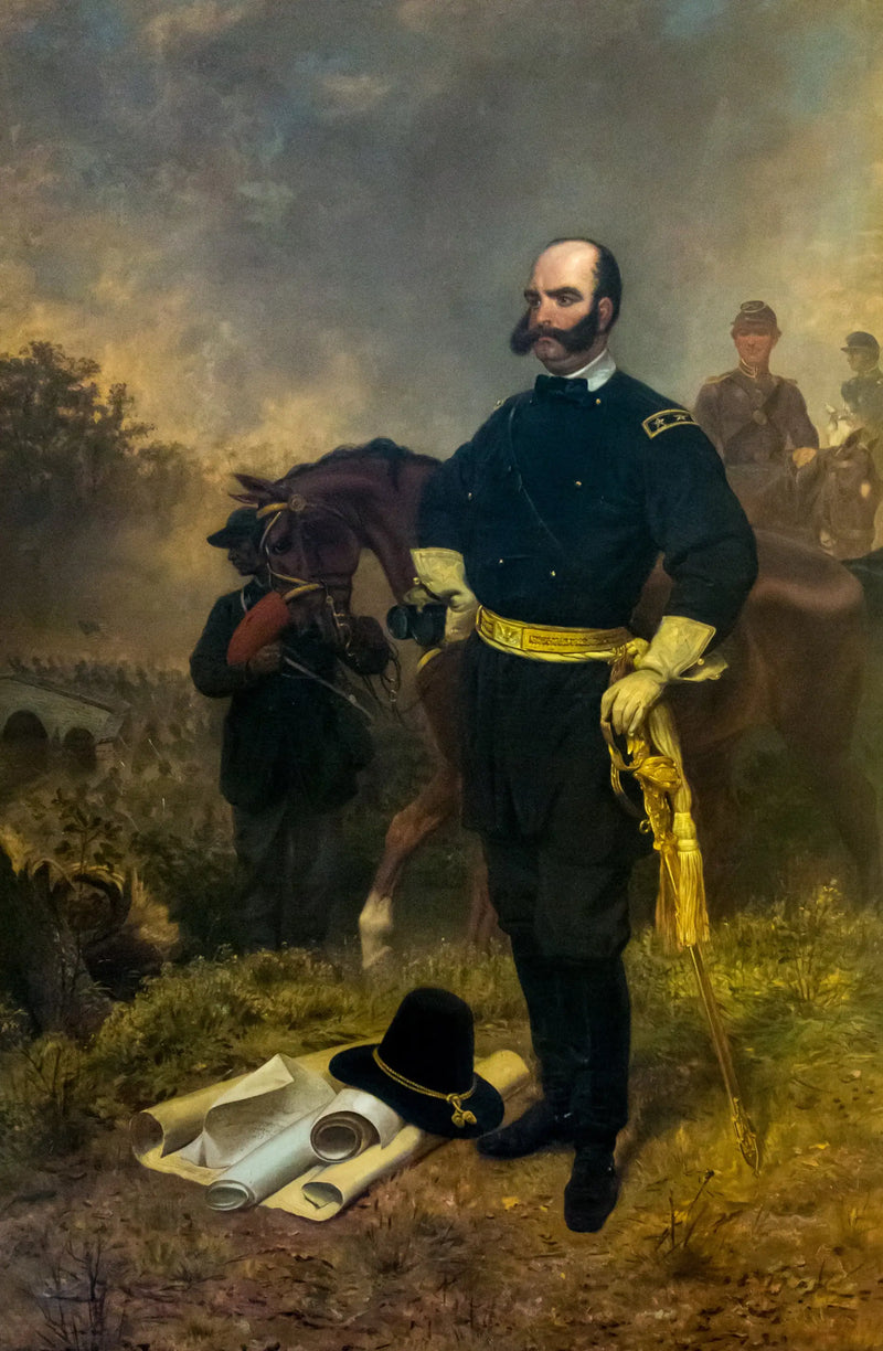 General Ambrose Burnside vid Antietam - Emanuel Leutze