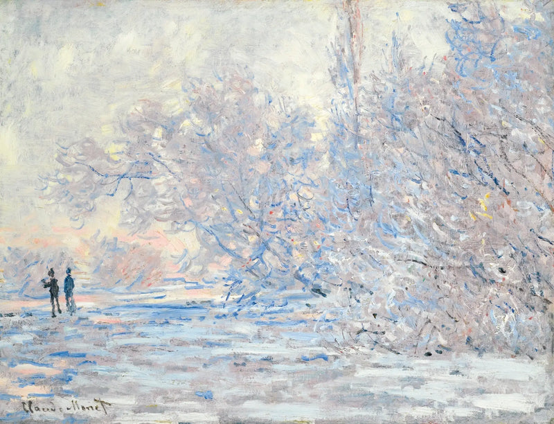 Frost i Giverny - Claude Monet