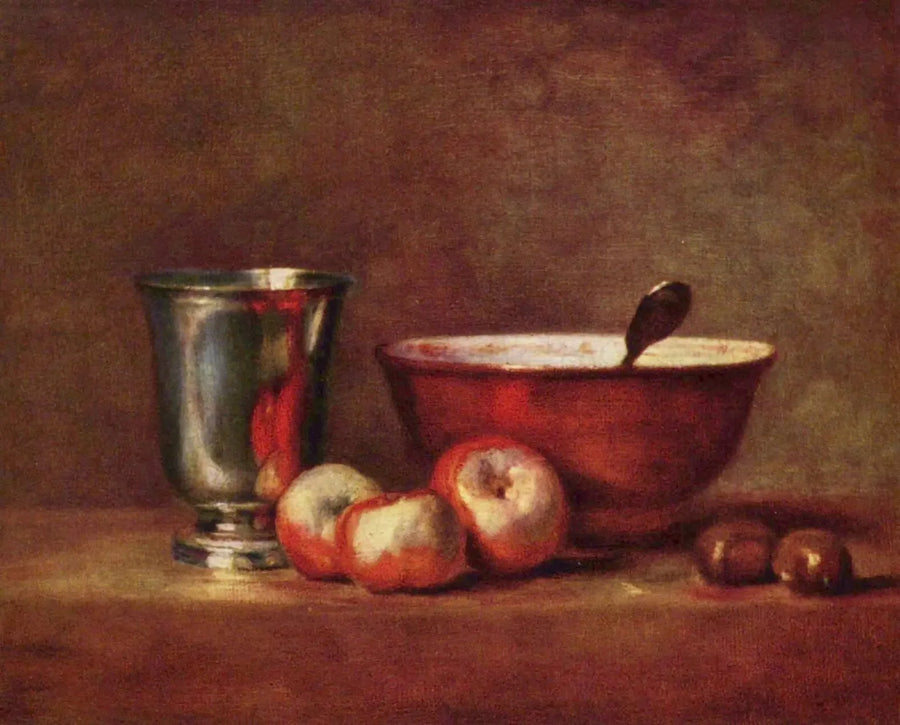 Den silverbägaren - Jean Simeón Chardin