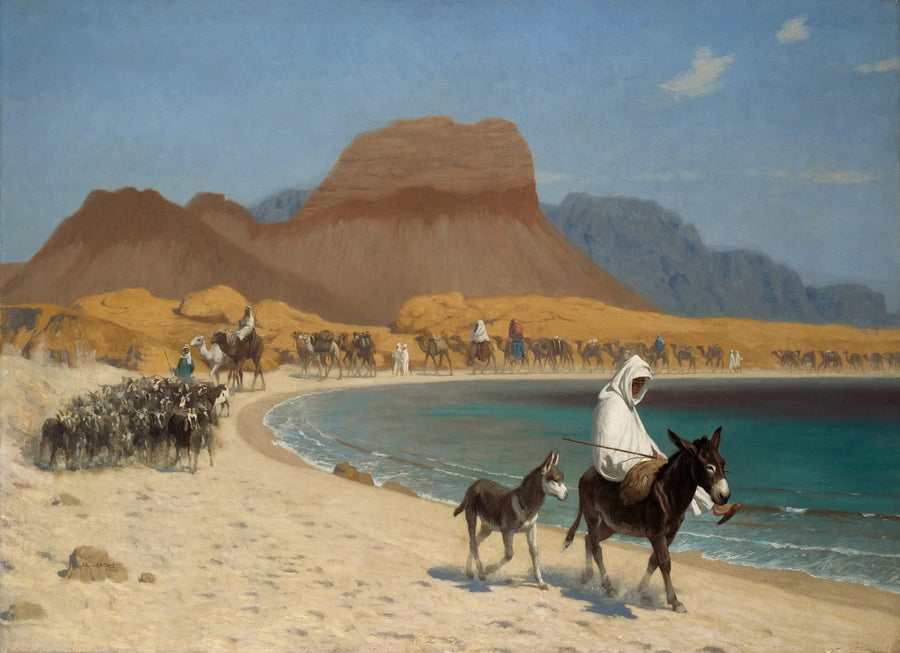 Aqaba-bukten - Jean-Léon Gérôme
