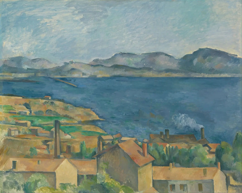 Marseillebukten sedd från L'Estaque - Paul Cézanne