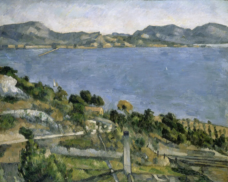 Marseillebukten sedd från L'Estaque - Paul Cézanne