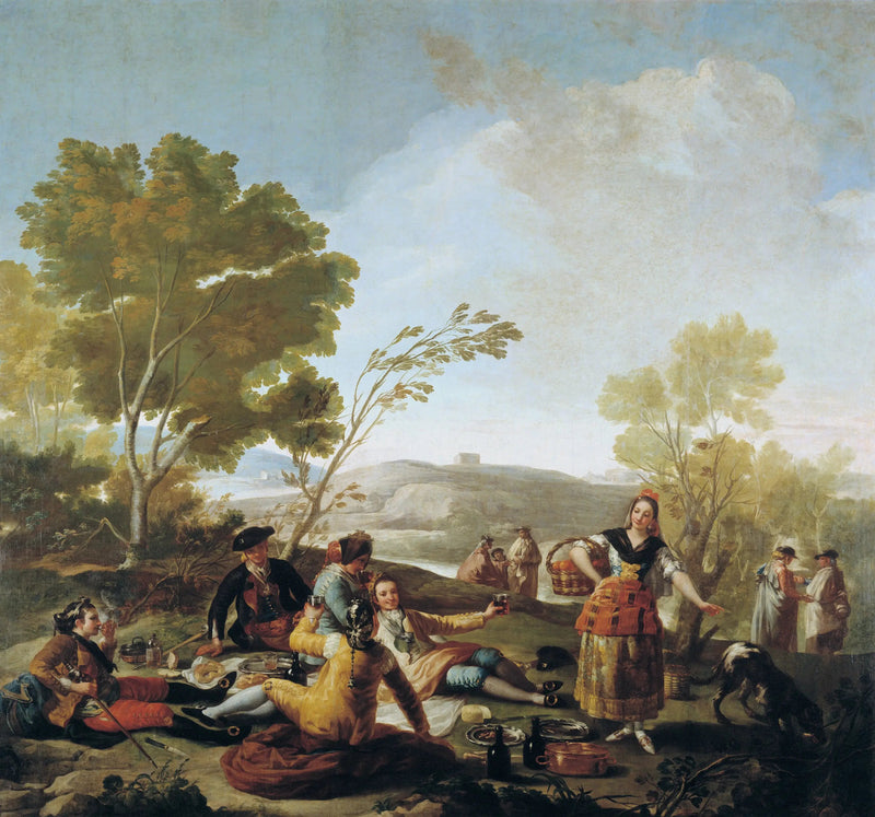 Fikat vid Manzanares - Francisco de Goya