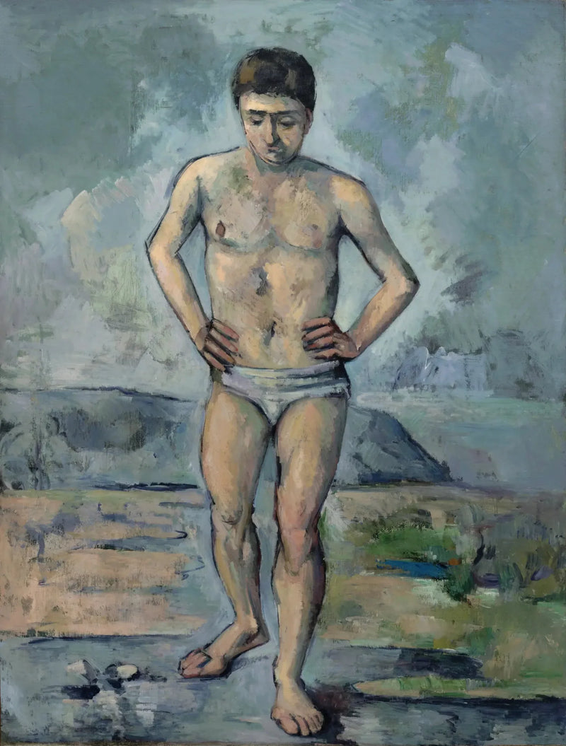 Den store badaren - Paul Cézanne