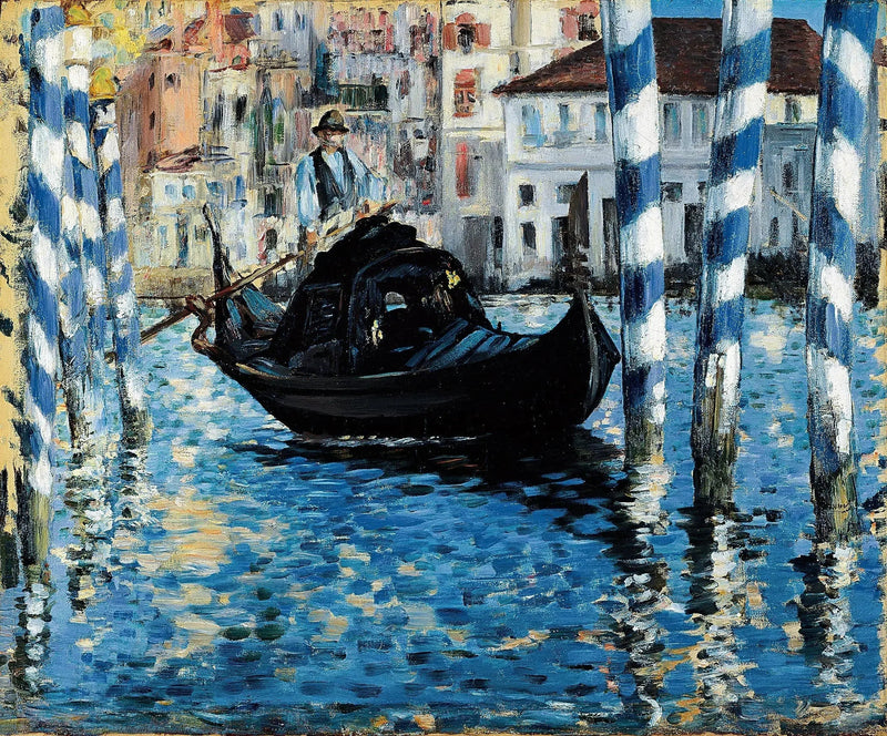 Den Stora Kanalen i Venedig - Édouard Manet