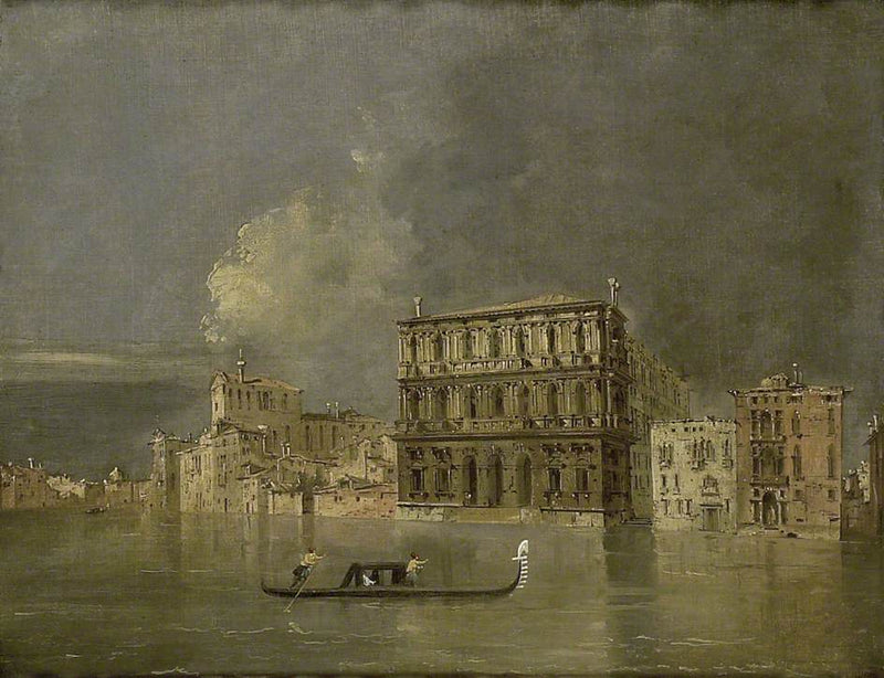 Det stora kanalet med Palazzo Corner della Ca' Grande - Francesco Guardi