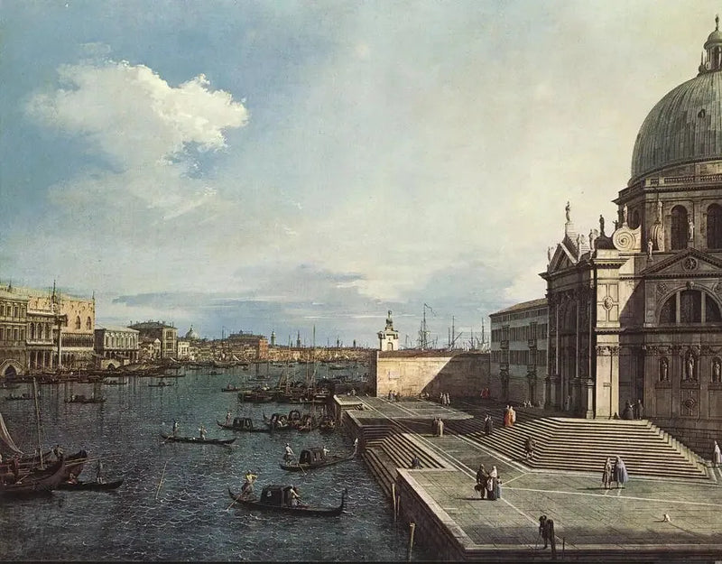 Canale Grande från Salute-kyrkan - Canaletto
