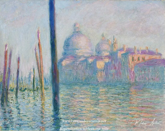 Le Grand Canal - Tableau Monet Venise - Reproductions de tableaux et peintures haut de gamme