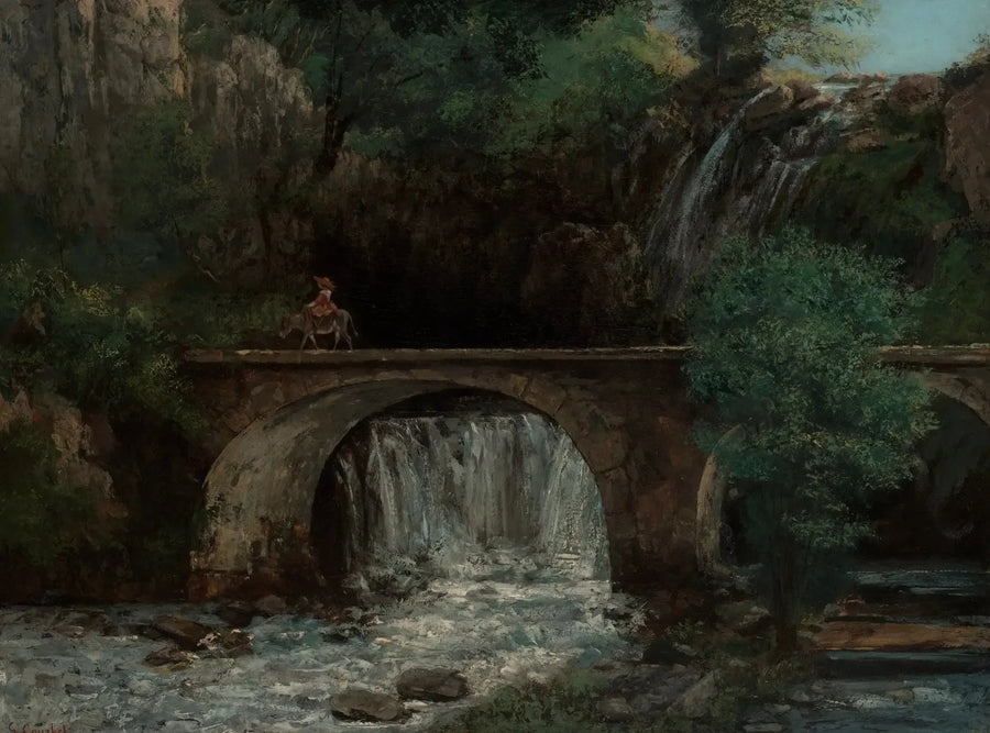 Den stora bron - Gustave Courbet