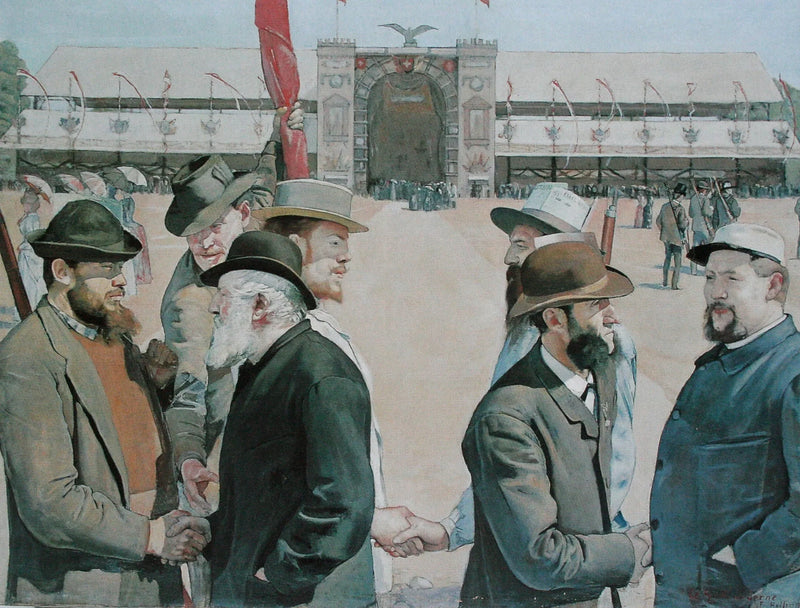 Det moderna Le Grütli - Ferdinand Hodler