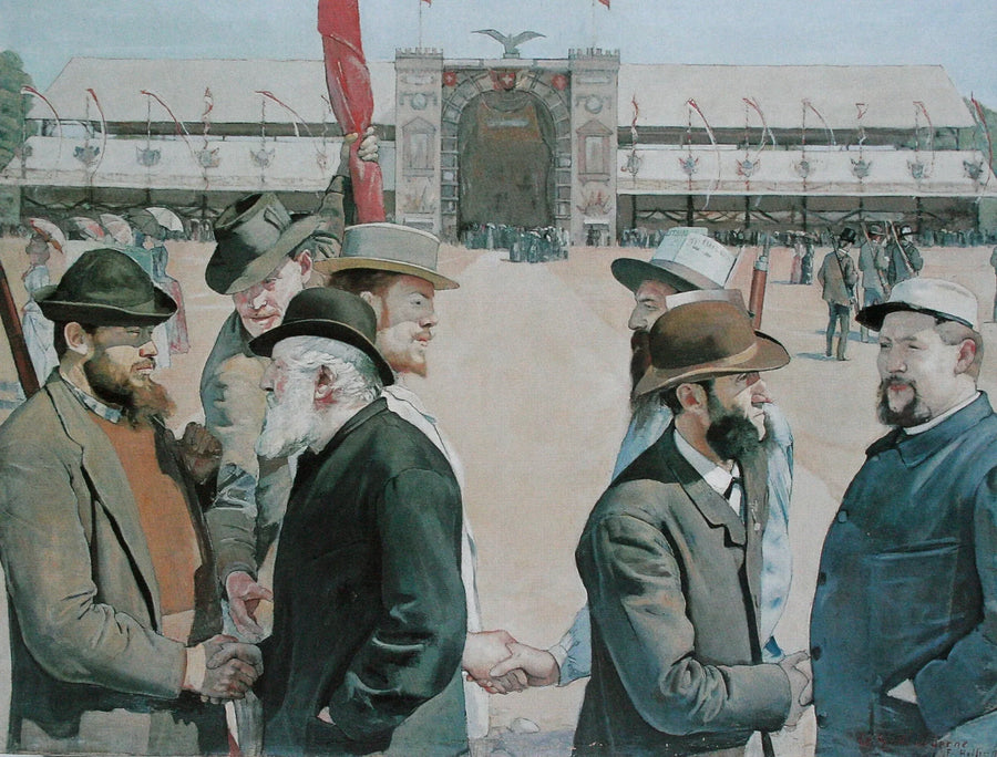 Det moderna Le Grütli - Ferdinand Hodler