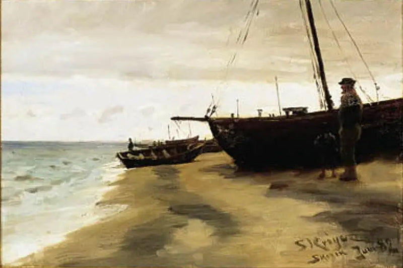 Björken från södra Skagen. Juni. - Peder Severin Krøyer