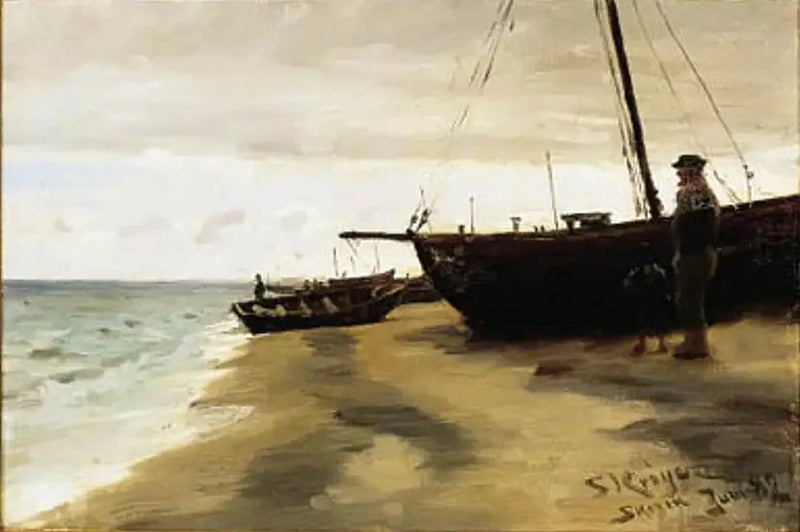 Björken från södra Skagen. Juni. - Peder Severin Krøyer
