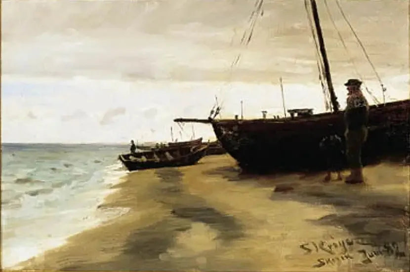 Björken från södra Skagen. Juni. - Peder Severin Krøyer
