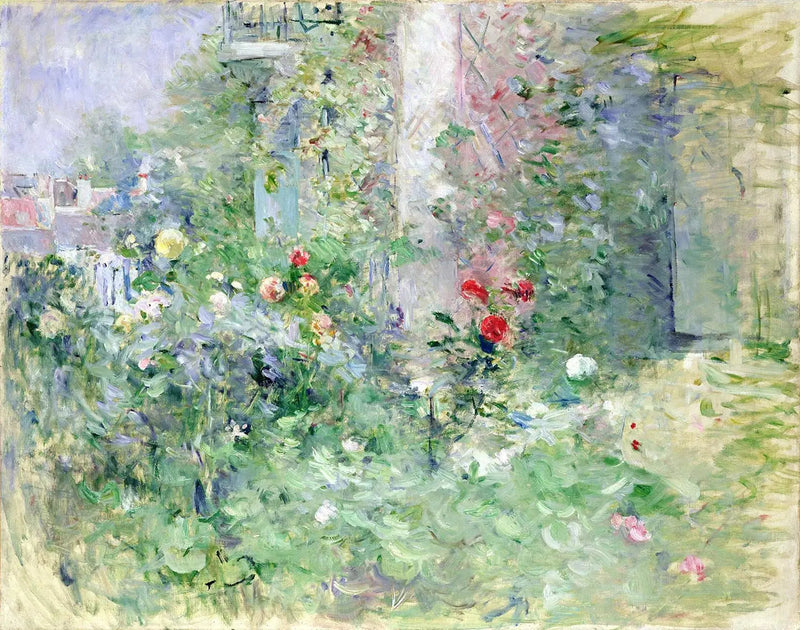 Trädgården i Bougival - Berthe Morisot