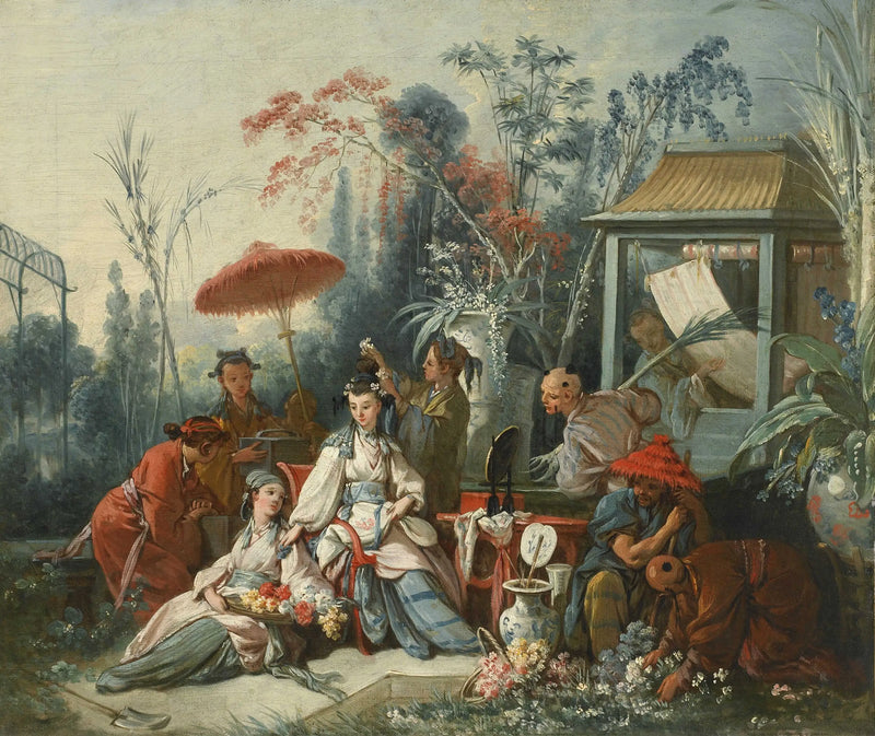 Den kinesiska trädgården - François Boucher