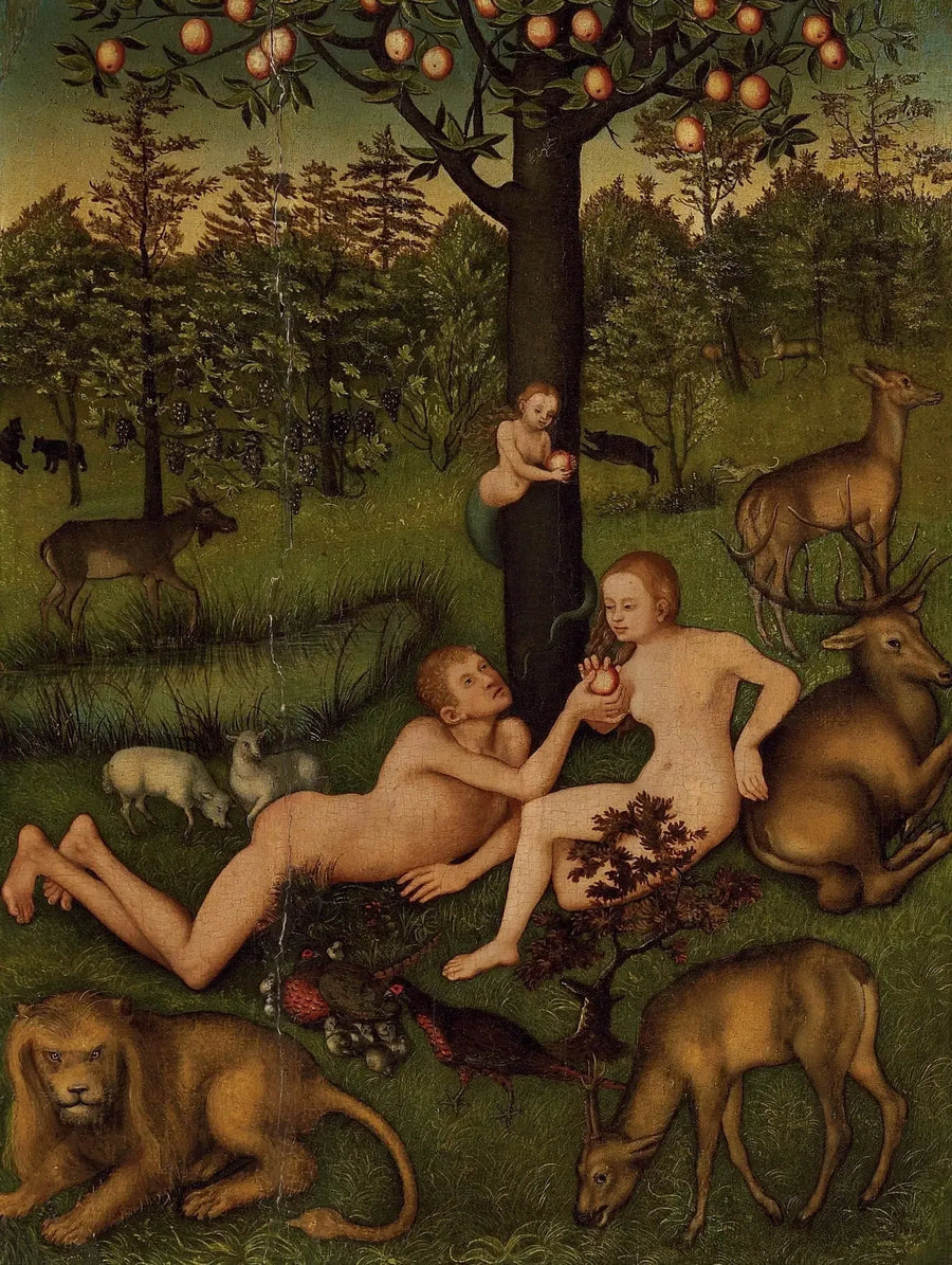 Eden-trädgården - Lucas Cranach den äldre