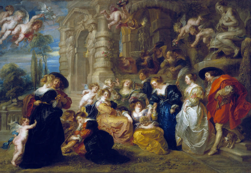 Kärlekens trädgård - Peter Paul Rubens