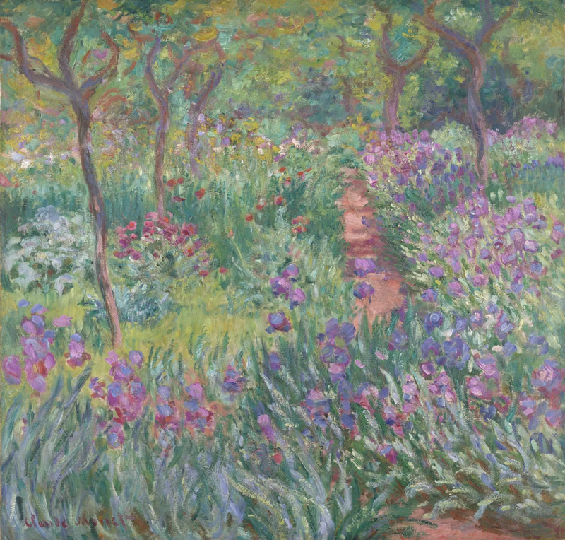Konstnärens trädgård i Giverny - Claude Monet