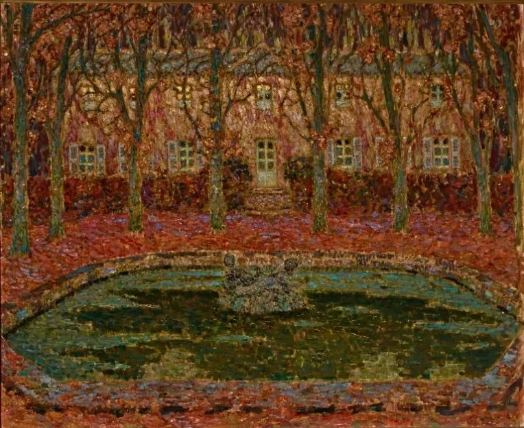 Trädgården vid huset Gerberoy - Henri Le Sidaner