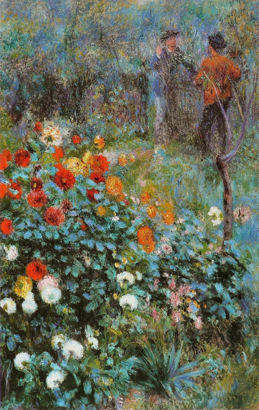 Cortotgatan i Montmartre - Pierre-Auguste Renoir