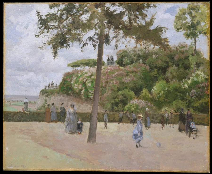 Staden Trädgård, Pontoise - Camille Pissarro