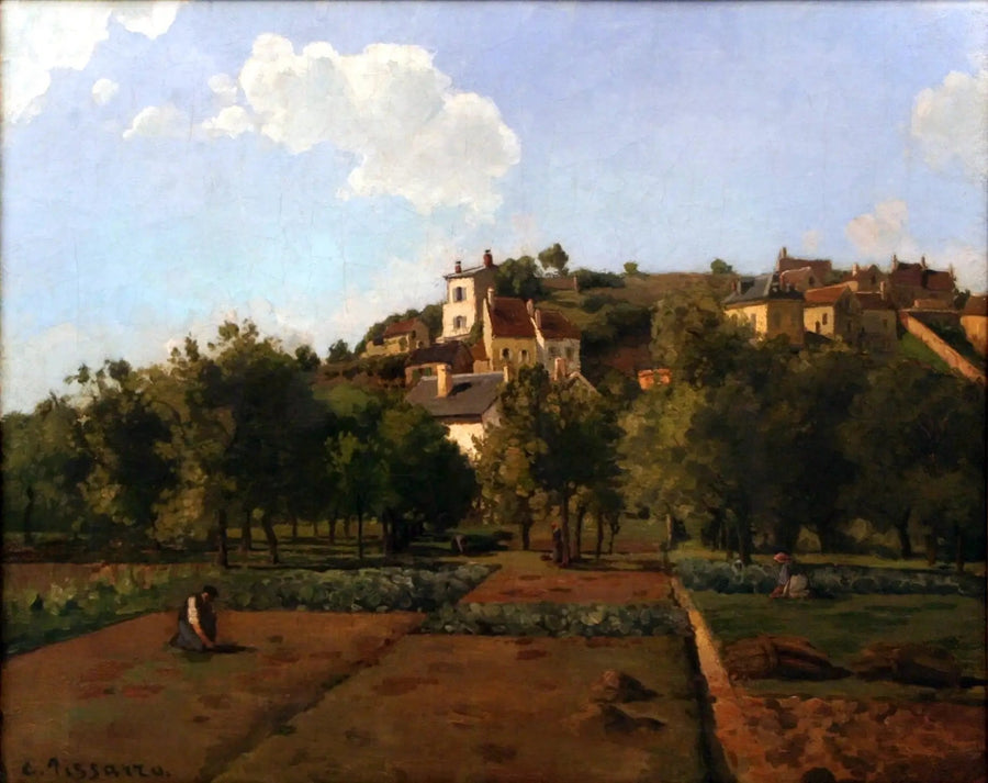 Maubuisson-trädgården, Pontoise - Camille Pissarro