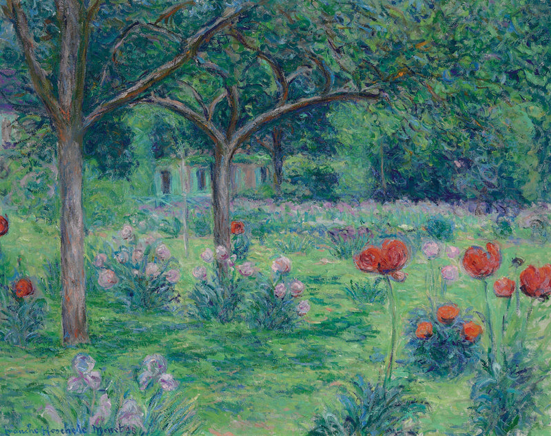 Monets trädgård i Giverny - Blanche Hoschede Monet