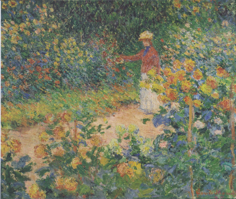 Monets trädgård i Giverny - Claude Monet