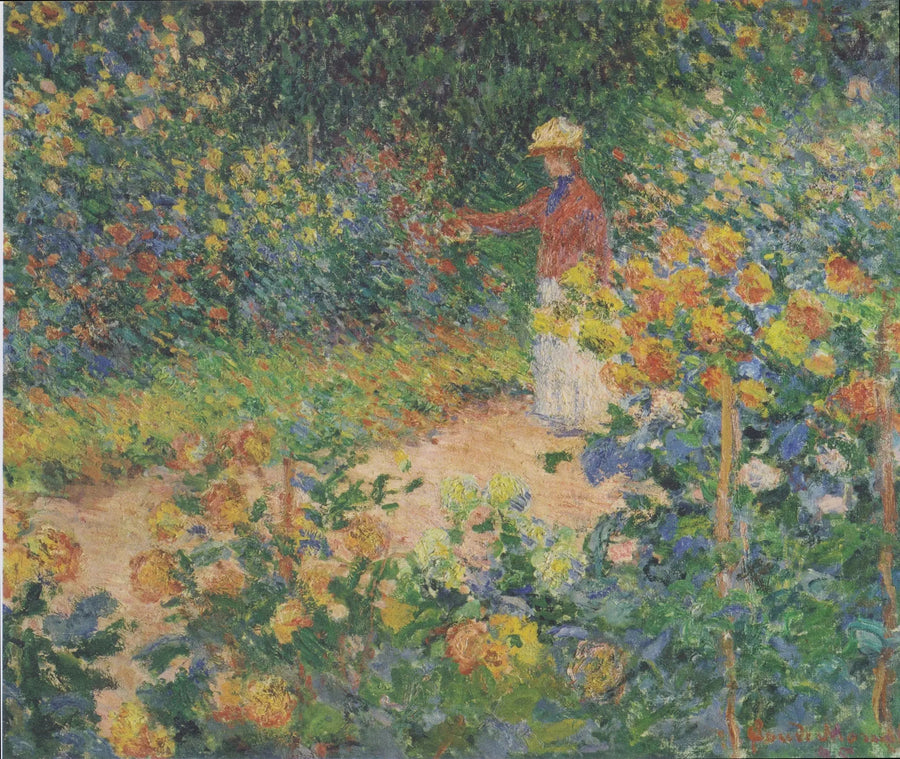 Monets trädgård i Giverny - Claude Monet