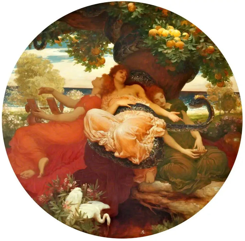 Hesperidernas trädgård - Frederic Leighton