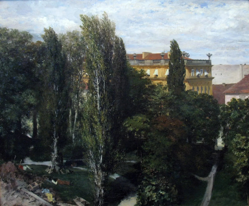 Prins Alberts palats trädgård - Adolph von Menzel