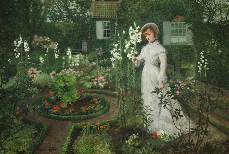 Rektors trädgård, Lysarnas drottning - John Atkinson Grimshaw