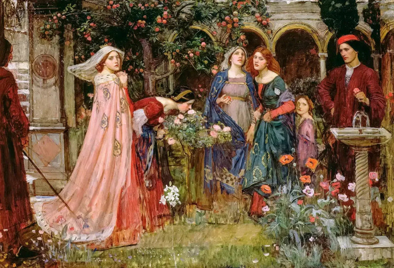 Den förtrollade trädgården - John William Waterhouse
