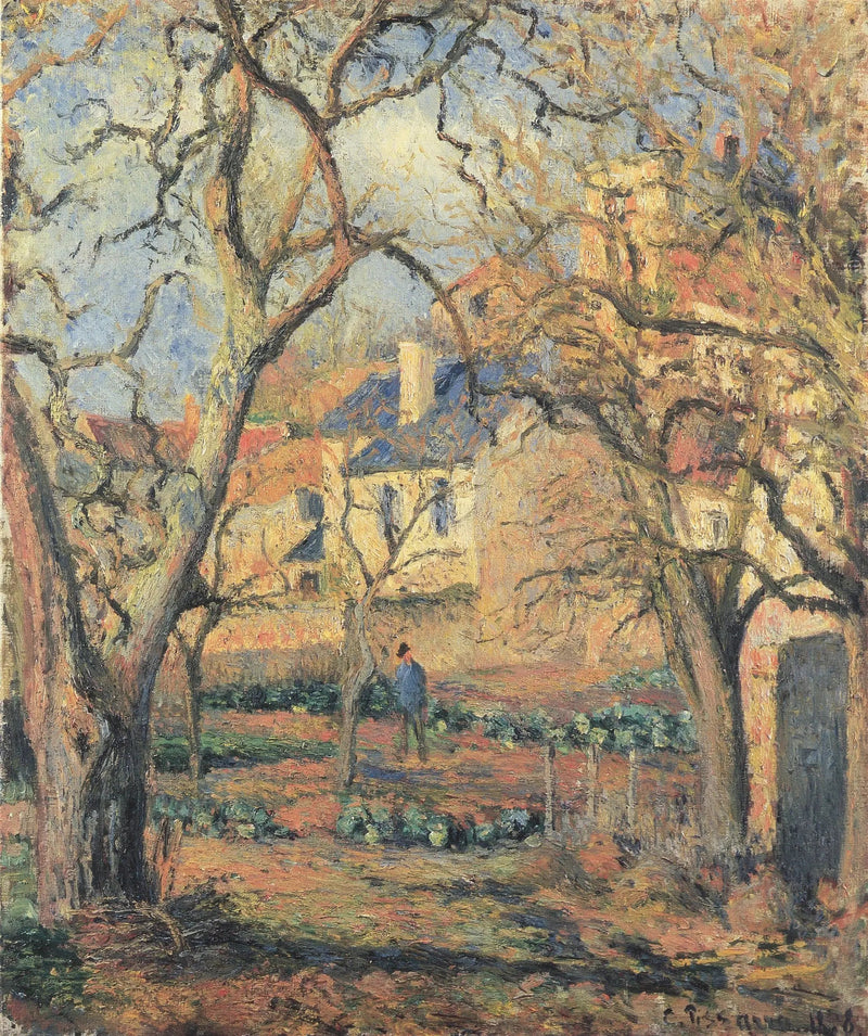 Köksträdgården vid L'Hermitage - Camille Pissarro