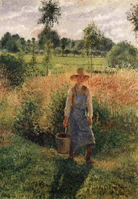 Trädgårdsmästaren, Eftermiddagssol, Eragny - Camille Pissarro