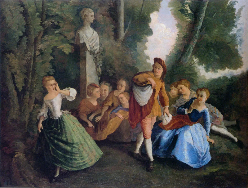 Kurragömma, efter Lancret - Paul Cézanne