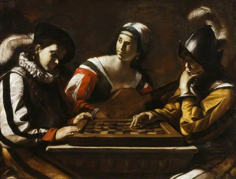 Damespelet - Mattia Preti