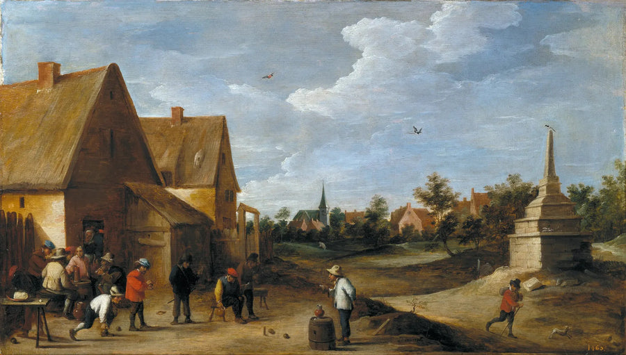 Kubbspel - David Teniers den yngre