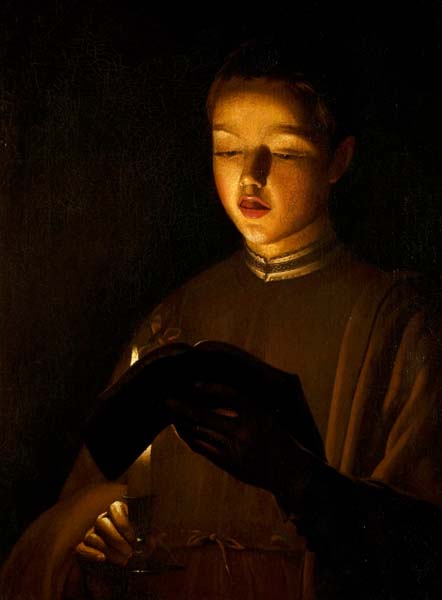 Den unge sångaren - Georges de La Tour