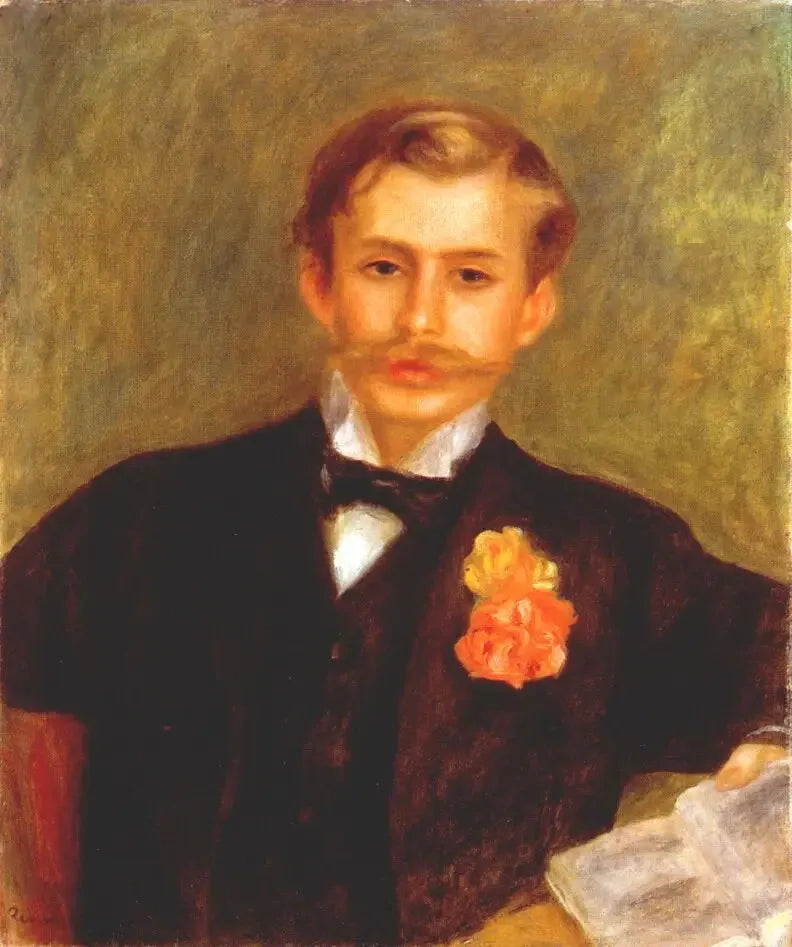 Den unge mannen med nejlikan - Pierre-Auguste Renoir