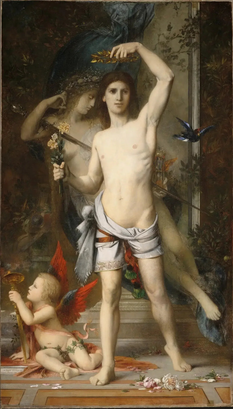 Den unge mannen och döden - Gustave Moreau