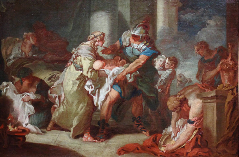 Den unge Pyrrhus räddad? - François Boucher