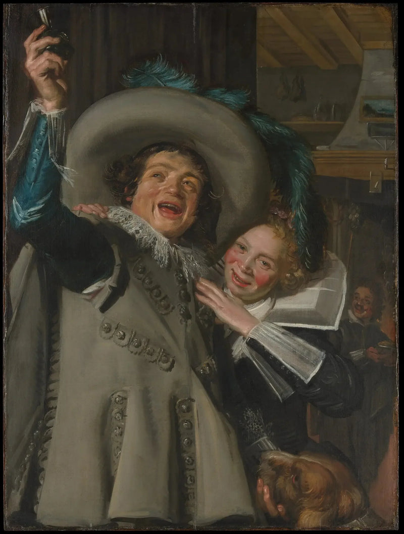 Den unge Ramp och hans vackra - Frans Hals