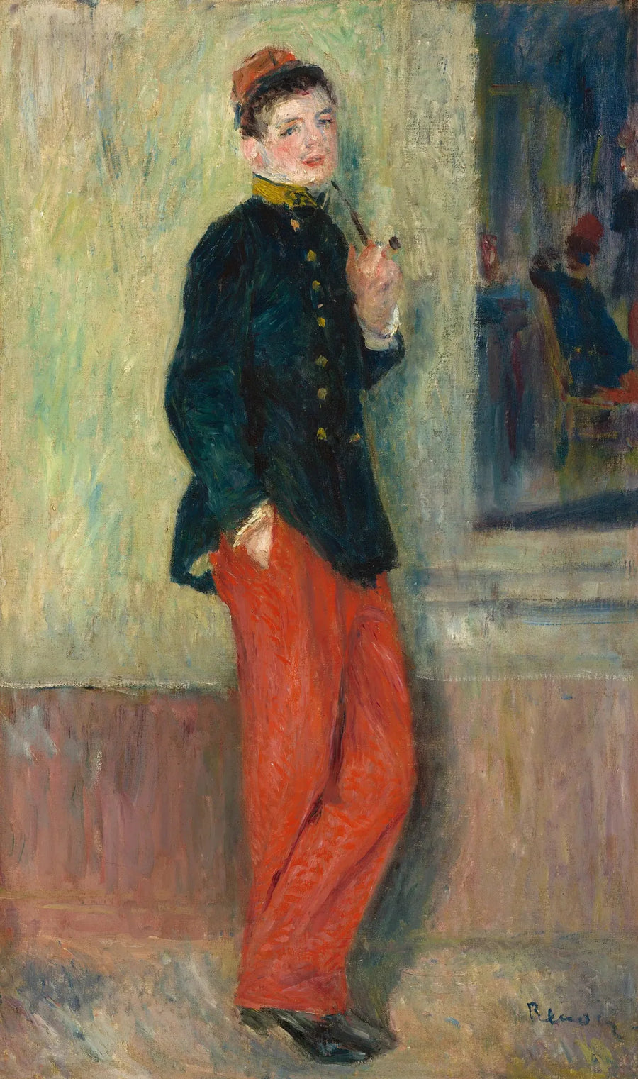 Den unge soldaten - Pierre-Auguste Renoir