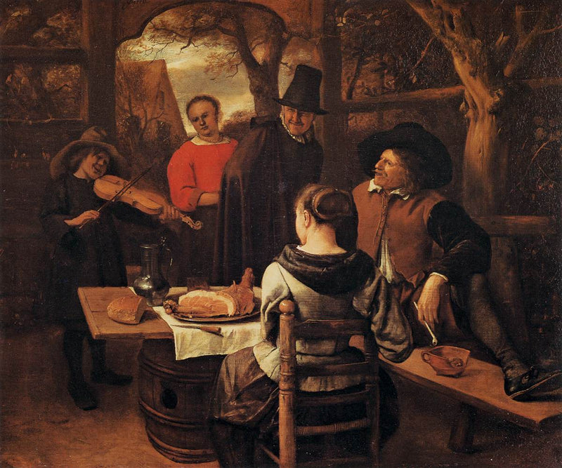 Le jeune violoniste - Jan Steen