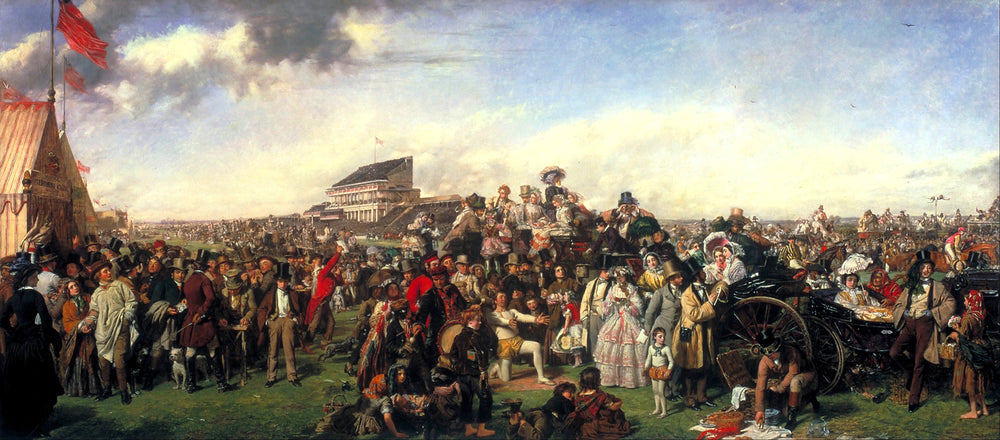 Le jour du Derby - William Powell Frith image 1 reproduction réalisée par Alpha Reproduction