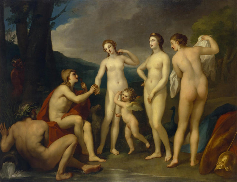 Judgmenten av Paris - Anton Raphael Mengs