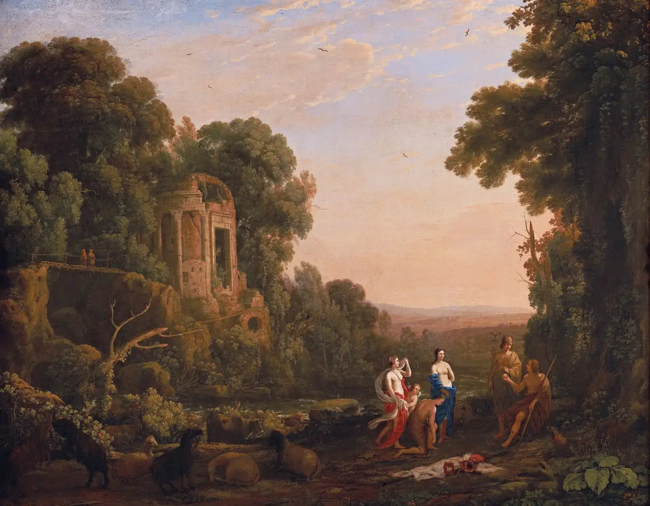Le Jugement de Pâris - Claude Lorrain - Alpha Reproduction
