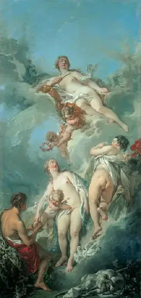Le Jugement de Pâris - François Boucher image 1 reproduction réalisée par Alpha Reproduction